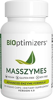 BiOptimizersMassZymes | Premium Digestive Enzyme Supplement for Women and Men | Most Potent Enzyme Formula on The Planet | Now with AstraZyme | 30 Capsules