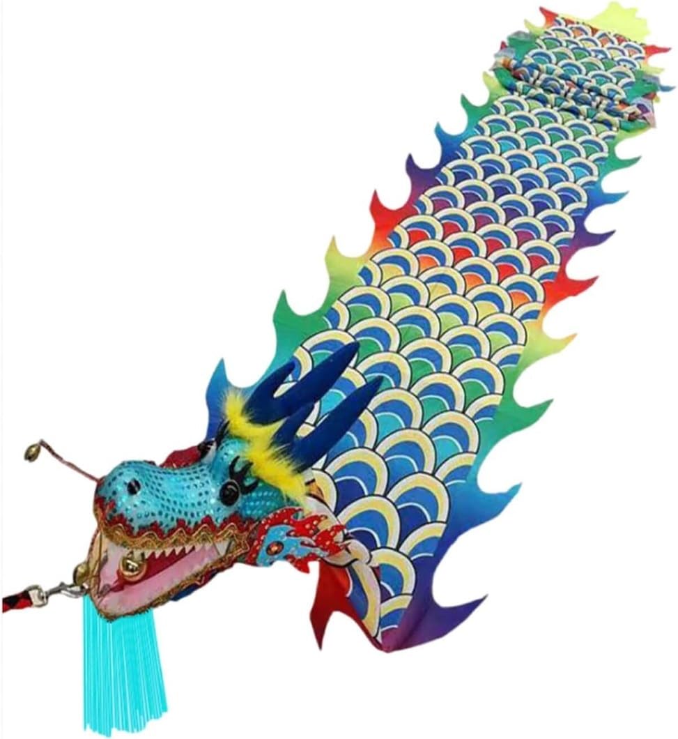 Löwentanz Drachentanz Chinesischer Drachentanz, Bunter Seidendrache, Chinesischer Drache, Requisiten Für Die Bühnenperformance Des Neuen Jahres, Löwentanz, Kunsthandwerk Chinesischer Drachentanz(A,12m
