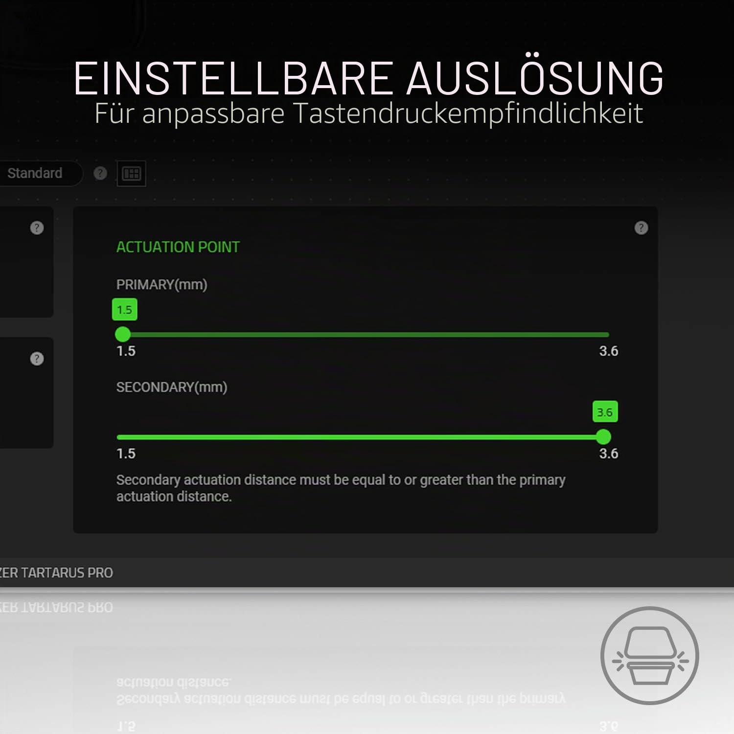 Razer Tartarus Pro Gaming Keypad Analog-optische Tastenschalter Chroma-RGB-Beleuchtung