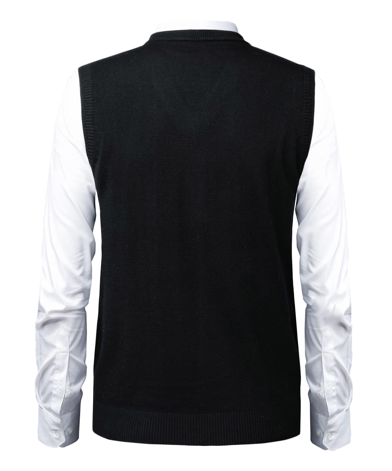 Hombre Sin Mangas con Cuello En Casual de Punto Pullover Jerséis Jersey Suéter Chaleco suéter Caballero Suéter Lana Cardigans Tank Tops Mangas Rebecas Chaqueta SuéTer para