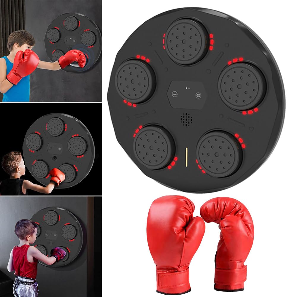 Music Boxing Machine, Musica elettronica Boxing Machine, Musica elettronica da parete Attrezzatura per l'allenamento, Divertimento elettronico intelligente Bluetooth montato a parete Boxing Tr
