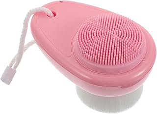 Cepillo facial manual de silicona de doble ca...