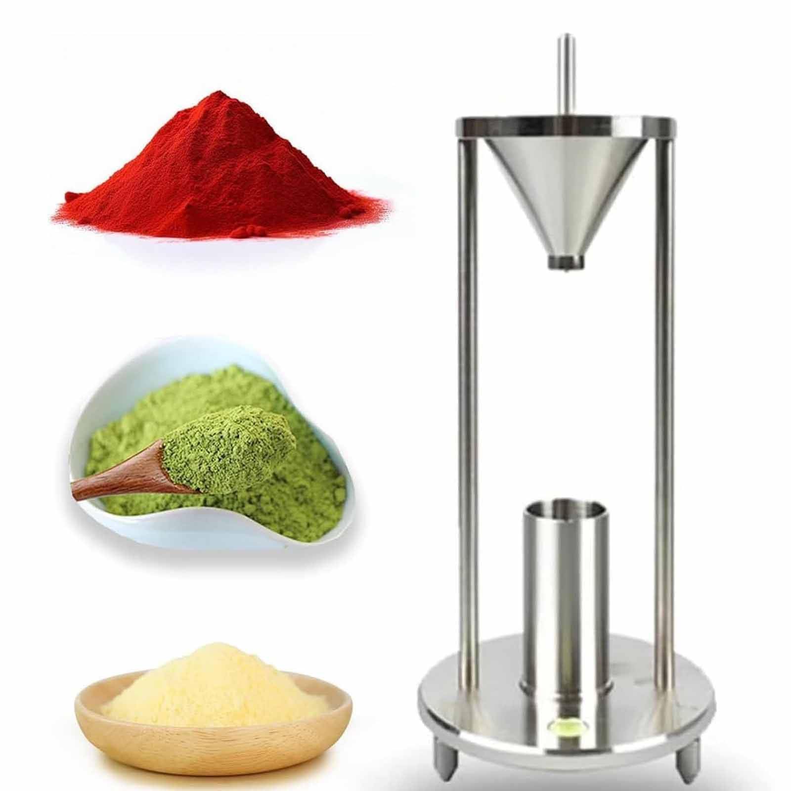 This Natural Density Meter, Bulk Density Tester with 100ml Measuring Cup and 12.7mm Funnel Aperture for Multiple Industries