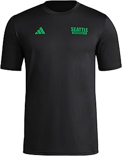 adidas Men's Seattle Sounders Fc Local Warp Pre-Game Short Sleeve T-Shirt