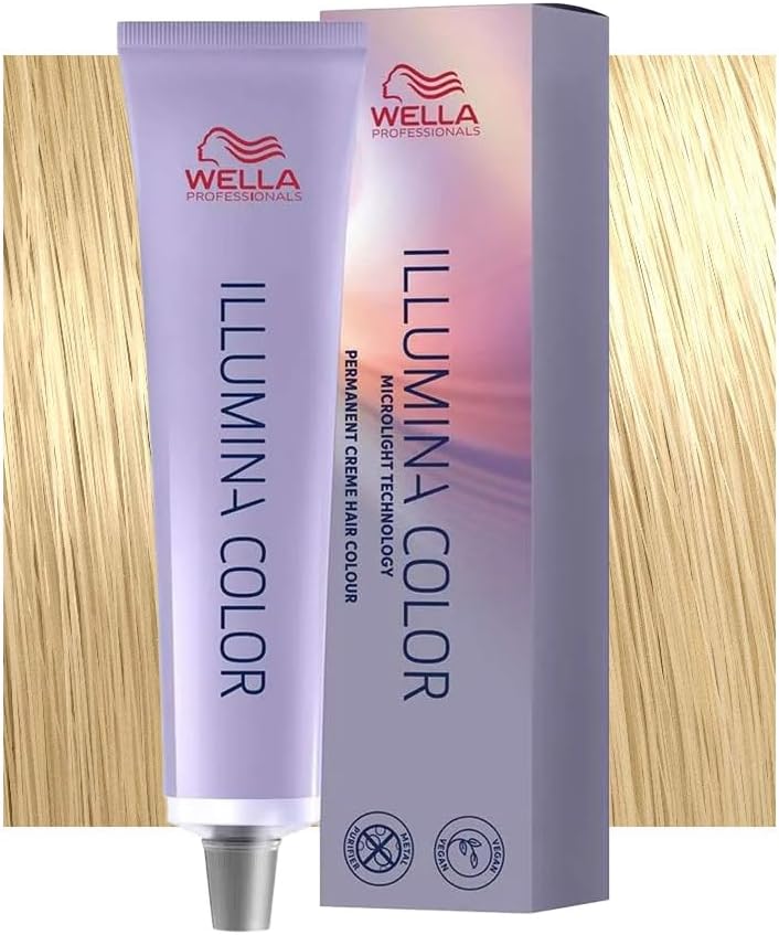 Wella ProfessionalsIllumina Color Permanent Hair Color, No. 10/36 Lightest Gold Violet Blonde, 60ml
