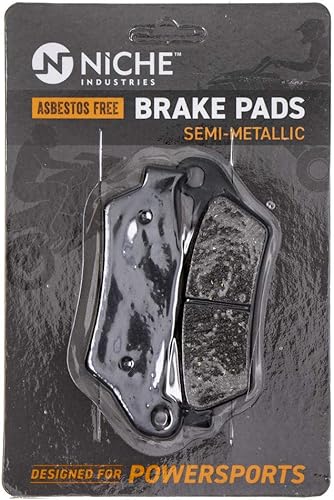 Miniatura 6 de NICHE Juego de pastillas de freno para BMW R1100S R850R R1200GS R1200RT R1150GS R1200R 34212335465 trasero semimetálico, paquete de 2