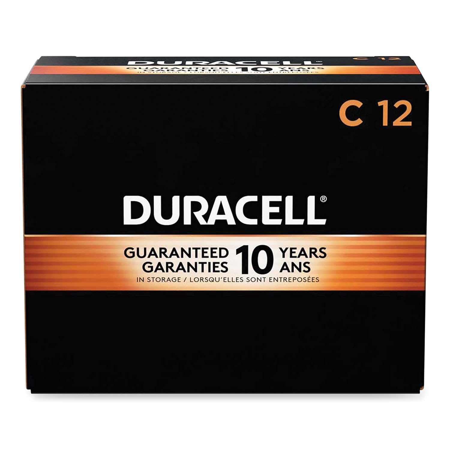 DURACELL Mn140012 Coppertop Alkaline Batteries, C, 12/Bx