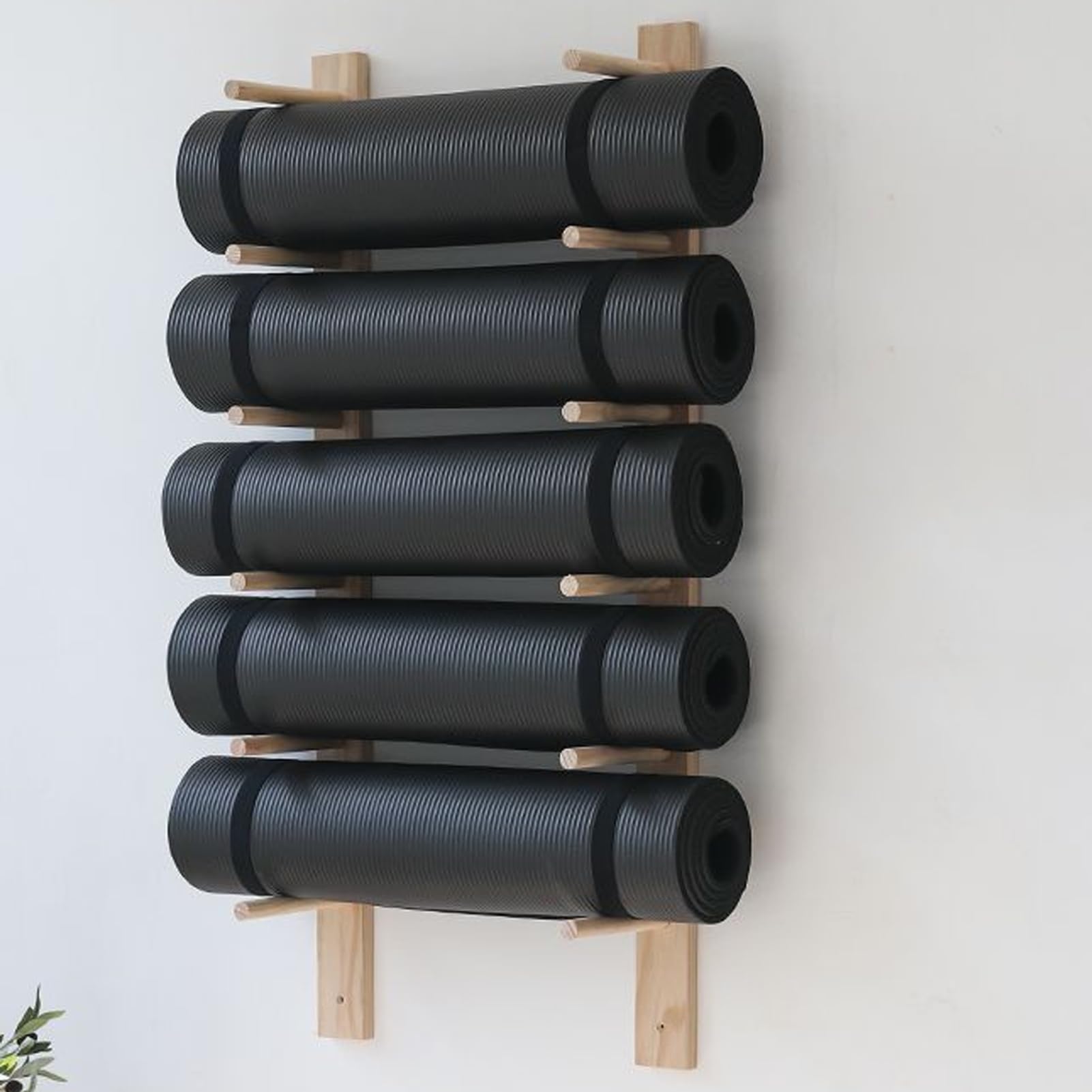 Yoga Training Room Yoga Mat Holder Wall Mount, Organizer ścienny na wałek z pianki, wałek z pianki do organizacji siłowni