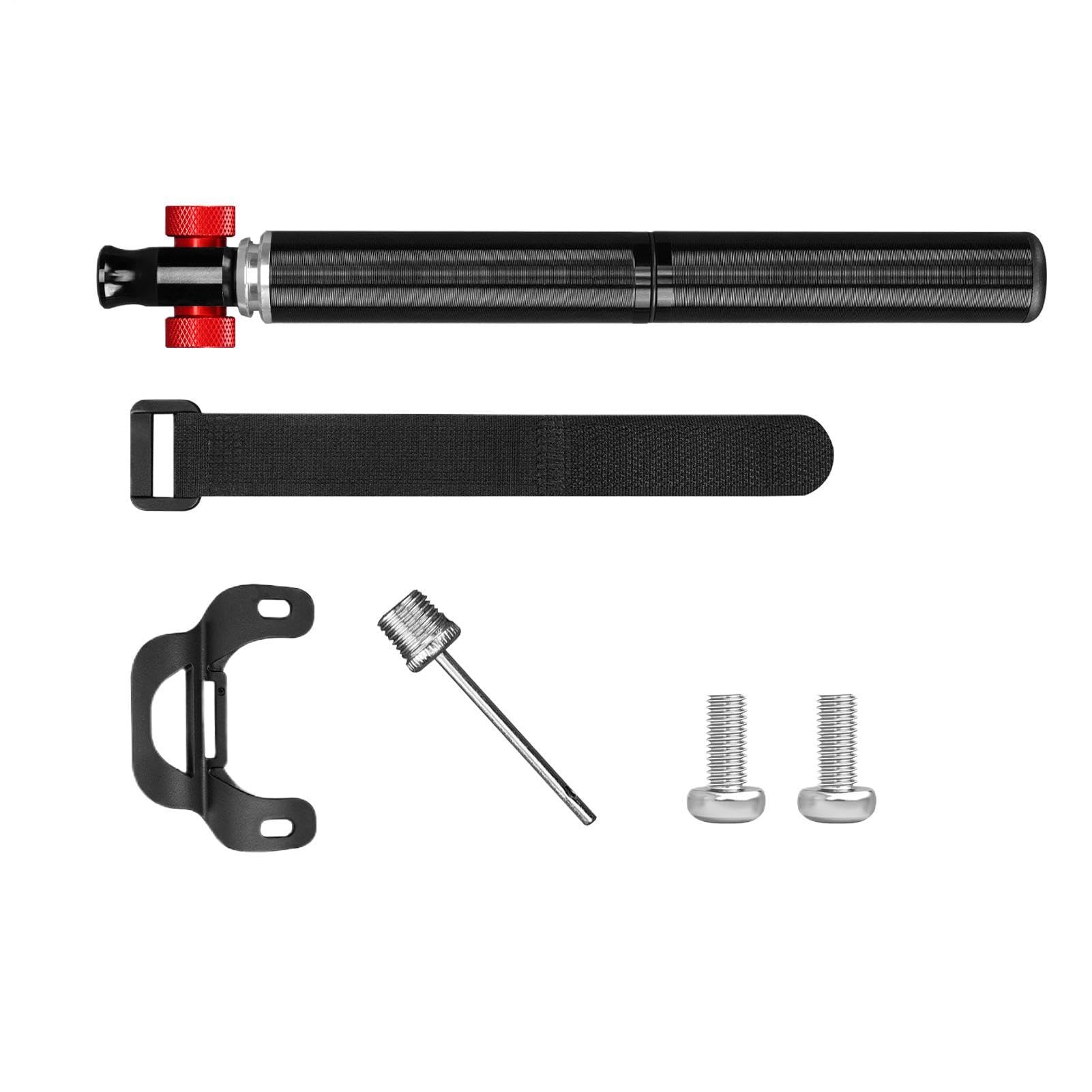 Pompa da bici portatile Gonfiatore Portatile In Lega D'Alluminio Per Bici E | Mini pompa per pneumatici di bicicletta Per Basket Pallavolo Calcio Sport All'Aperto Ciclismo E Mountain Bike