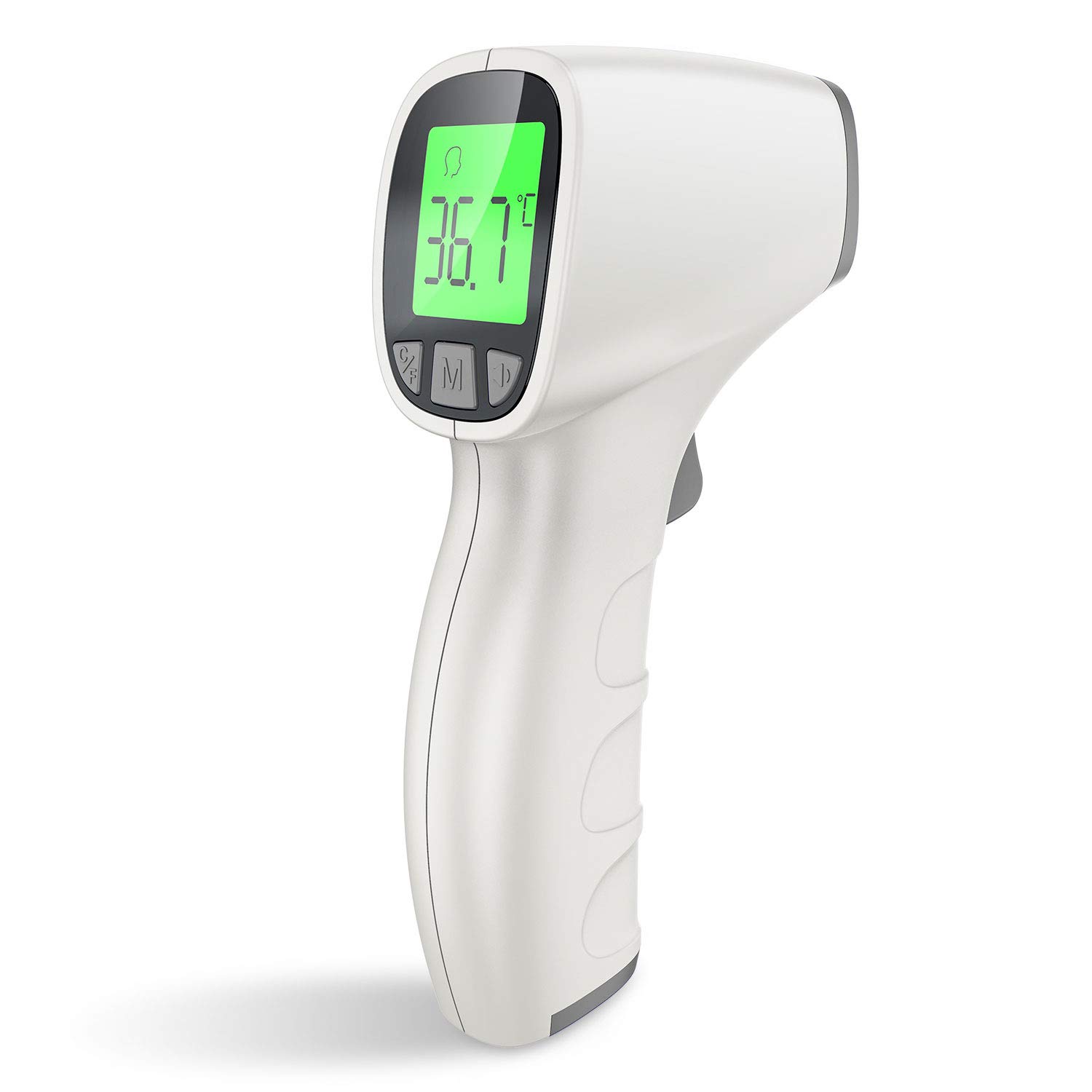 [[ U.S Stock ]] Infrared Thermometer, Non-Contact Forehead Thermometer forAdults and Kids,Medical Digit (Light Blue Button)