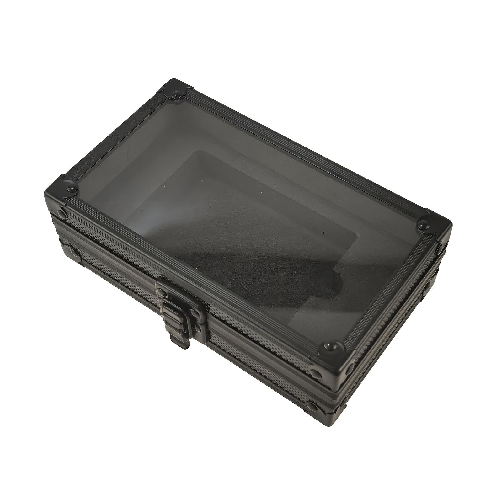 Dermonem 18x10.5x5.7cm Portable Display Case For TCG For Magnetic Card Holder From 35PT to 360PT Aluminum Alloy Frame and Clear Acrylic Window Box For Card Brick Trading Card