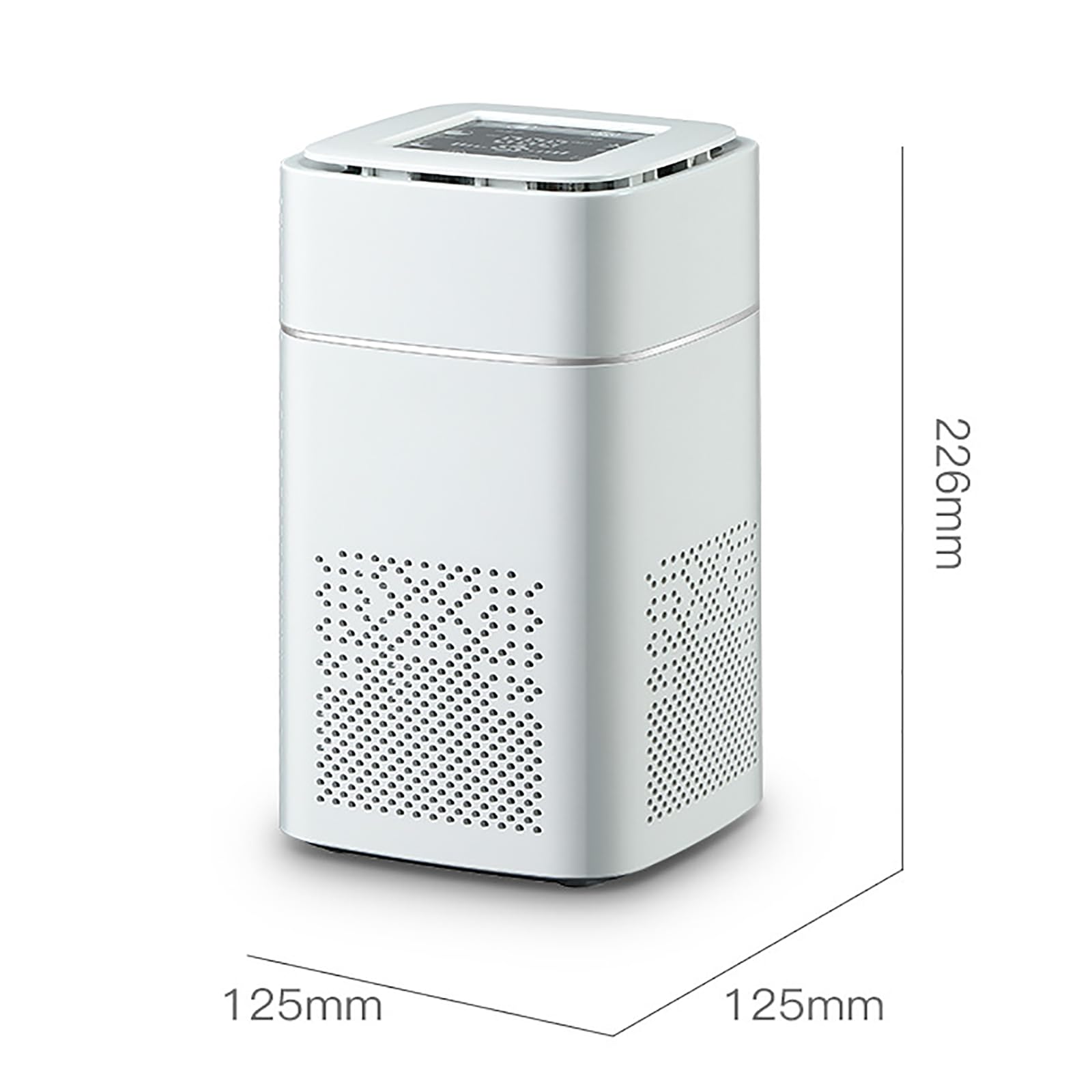 Purificatore d'Aria per Camera da Letto di Casa, Pulitore Filtro HEPA, Purificatore d'Aria per Fumi, Modalità Sonno Silenzioso, Sensore Intelligente della Qualità dell'Aria, Display LED, Rimuove