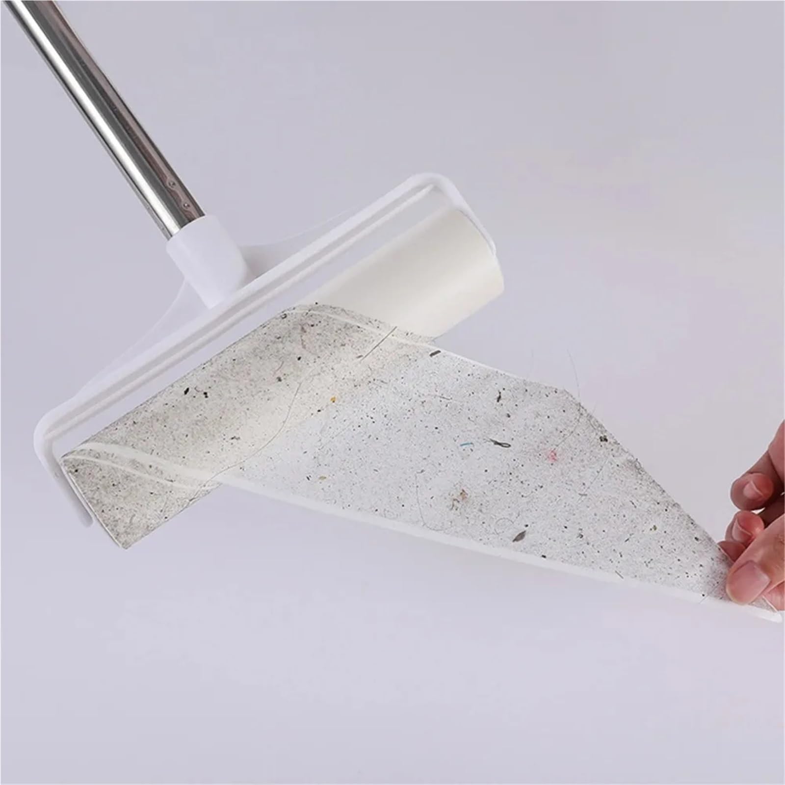 24 pz Rullo di Ricarica Pennello Appiccicoso Rimozione Peli Animali Domestici Strappabile Polvere Appiccicosa Carta Pelucchi Spazzola della Domestica(12CM-Style 2)