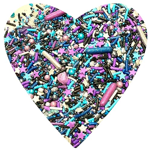 Cool Mom Sprinkles Galaxy Sprinkles (4 Oz.) – Outer Space Birthday Sprinkles For Decorating Cakes, Cupcakes, Cookies & Desserts – Mixed In The Usa/Gluten-Free