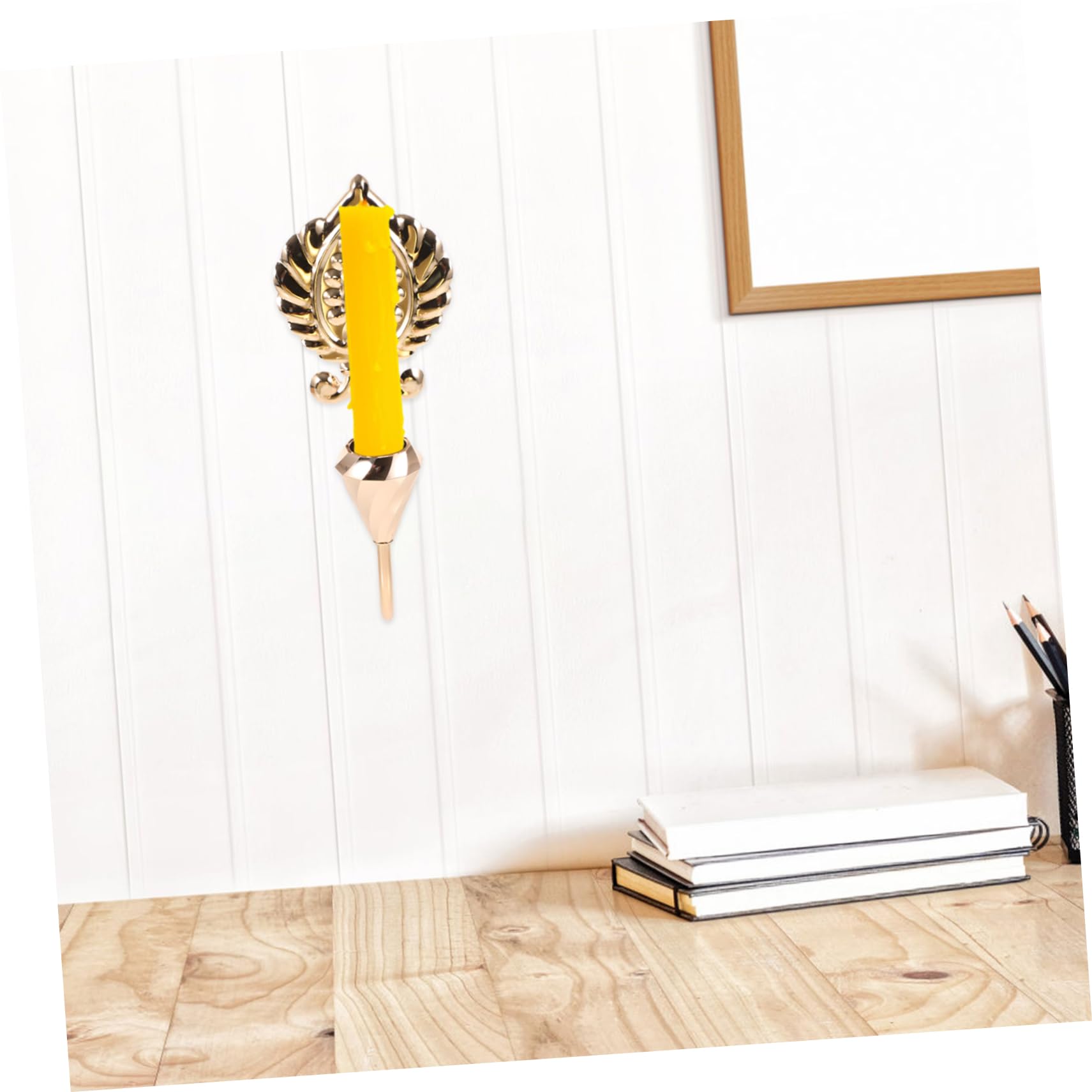 Amosfun 5st Kerzenhalter Zum Aufhängen An Der Wand Kerzenständer- Wandkerzenhalter Wandkerzenständer Wandleuchter Party-kerzenständer Kerzenhalter Zur Wandmontage Wandkunst Metall