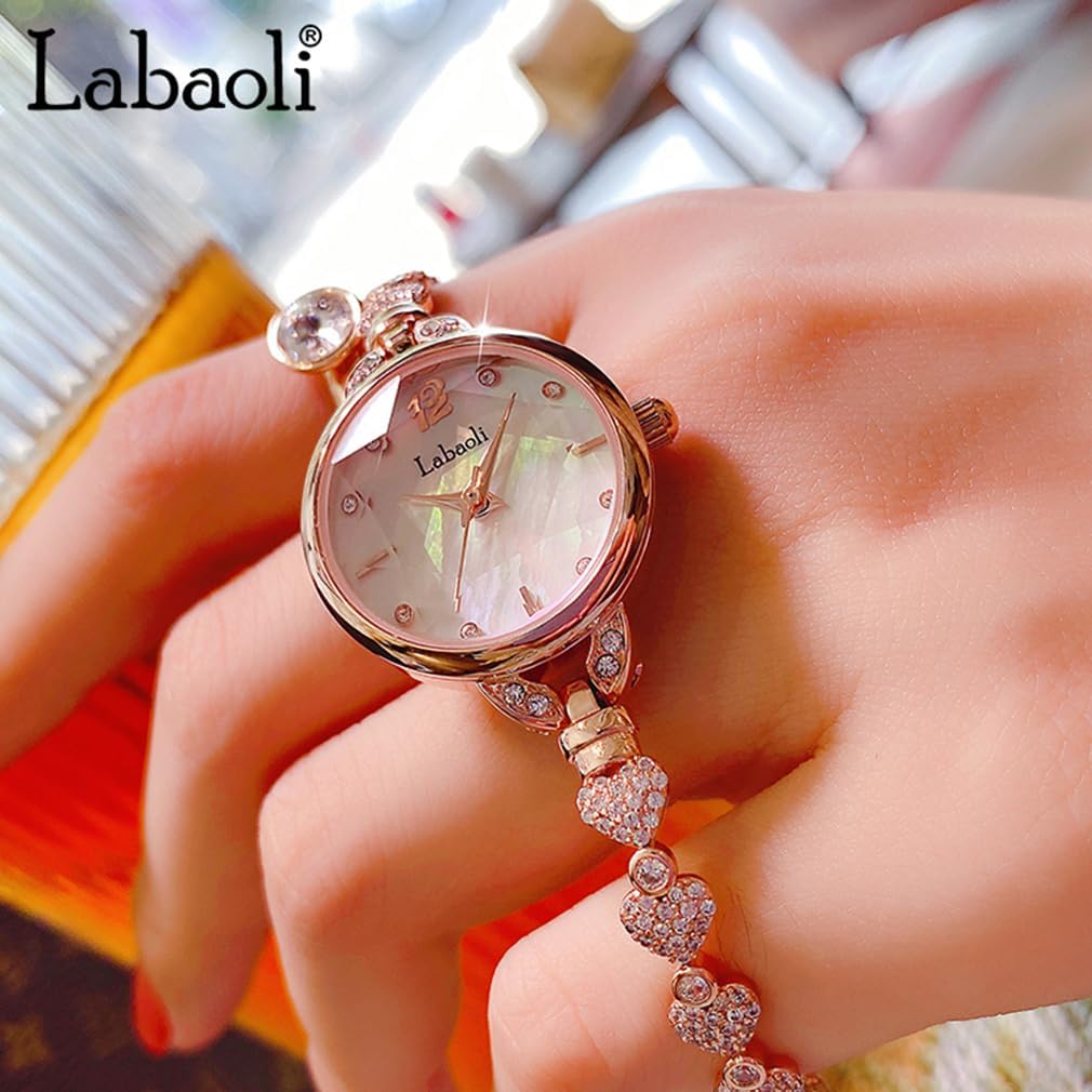 Watches for Women Green Bracelet Crystal Diamond Bangle Ladies Female Small Fashion Luxury Thin Waterproof Quartz Girls Wife Gifts Oval Gold Wrist Watch - Image 5