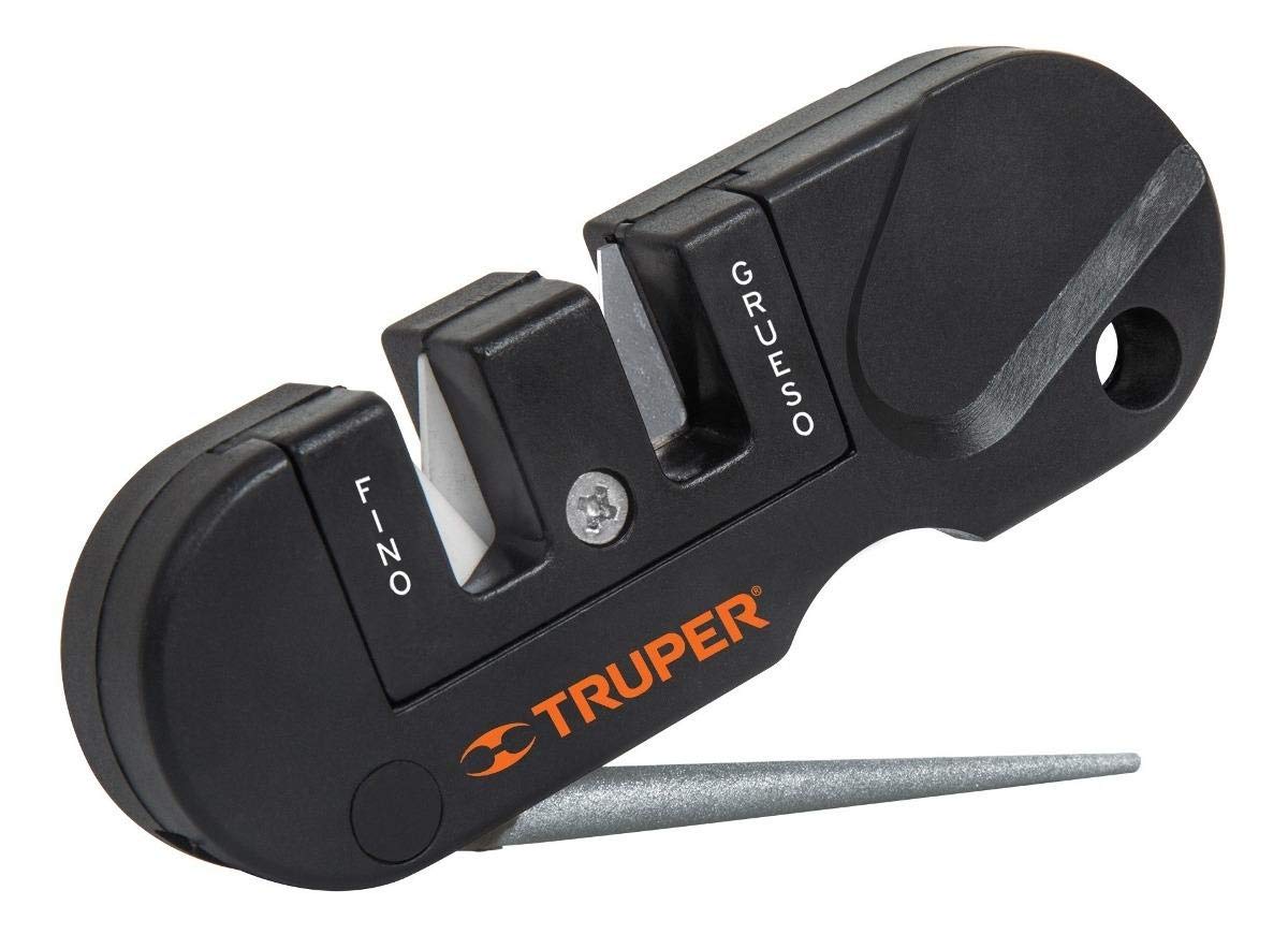 Truper Mini Knife Sharpener, Black