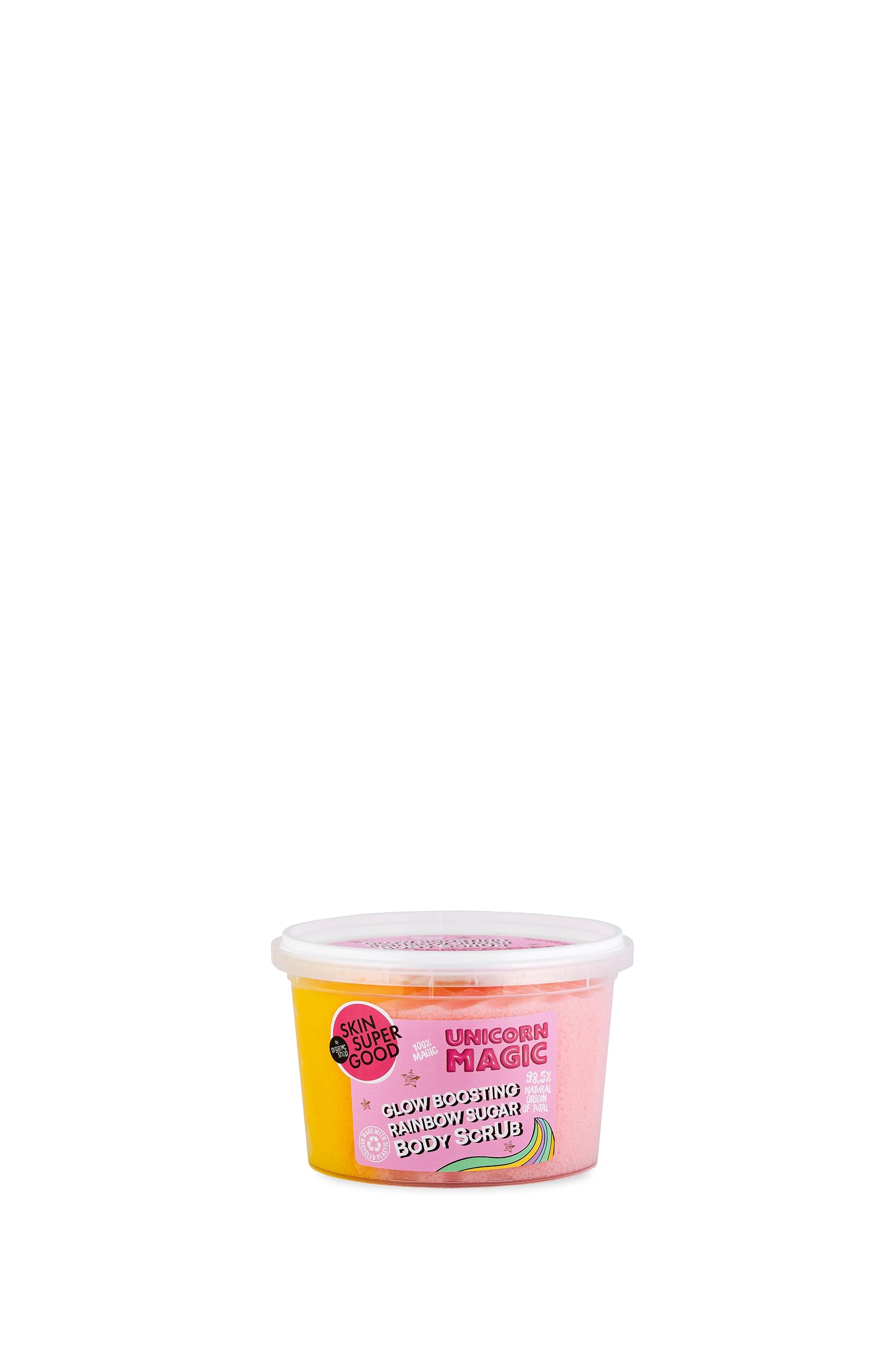 Organic Shop 250ml Body Scrub Glow Boosting Unicorn Magic, Grapefruit & Mango, 250 ml (Pack of 1)