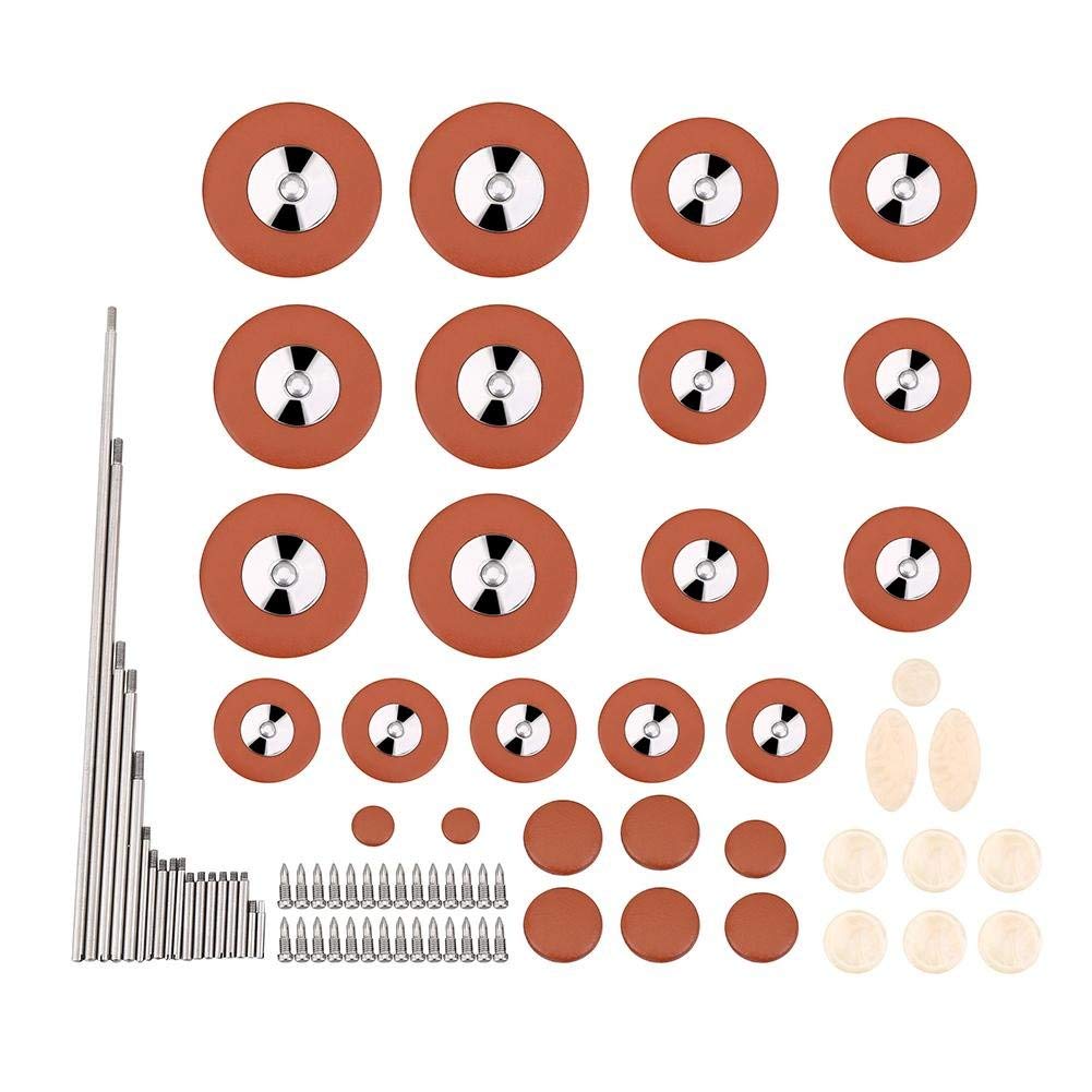 Set Outils Pièces de Réparation de Saxophone Alto Kit Coussin Ouïe Musique Vis de Fixation Accessoires de Remplacement de Sax Alto Instrument