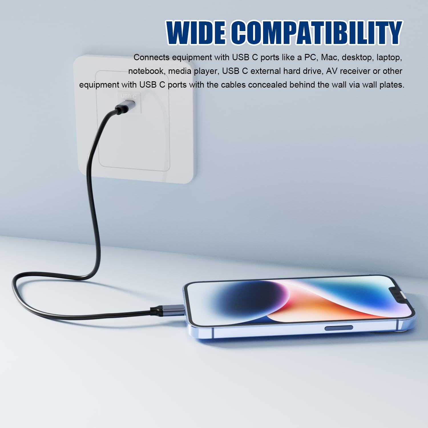 USB C Keystone Jack 90 gradi USB 3.1 connettore di tipo C inserto trapezoidale femmina a femmina per pannello di usca piastra a parete  7