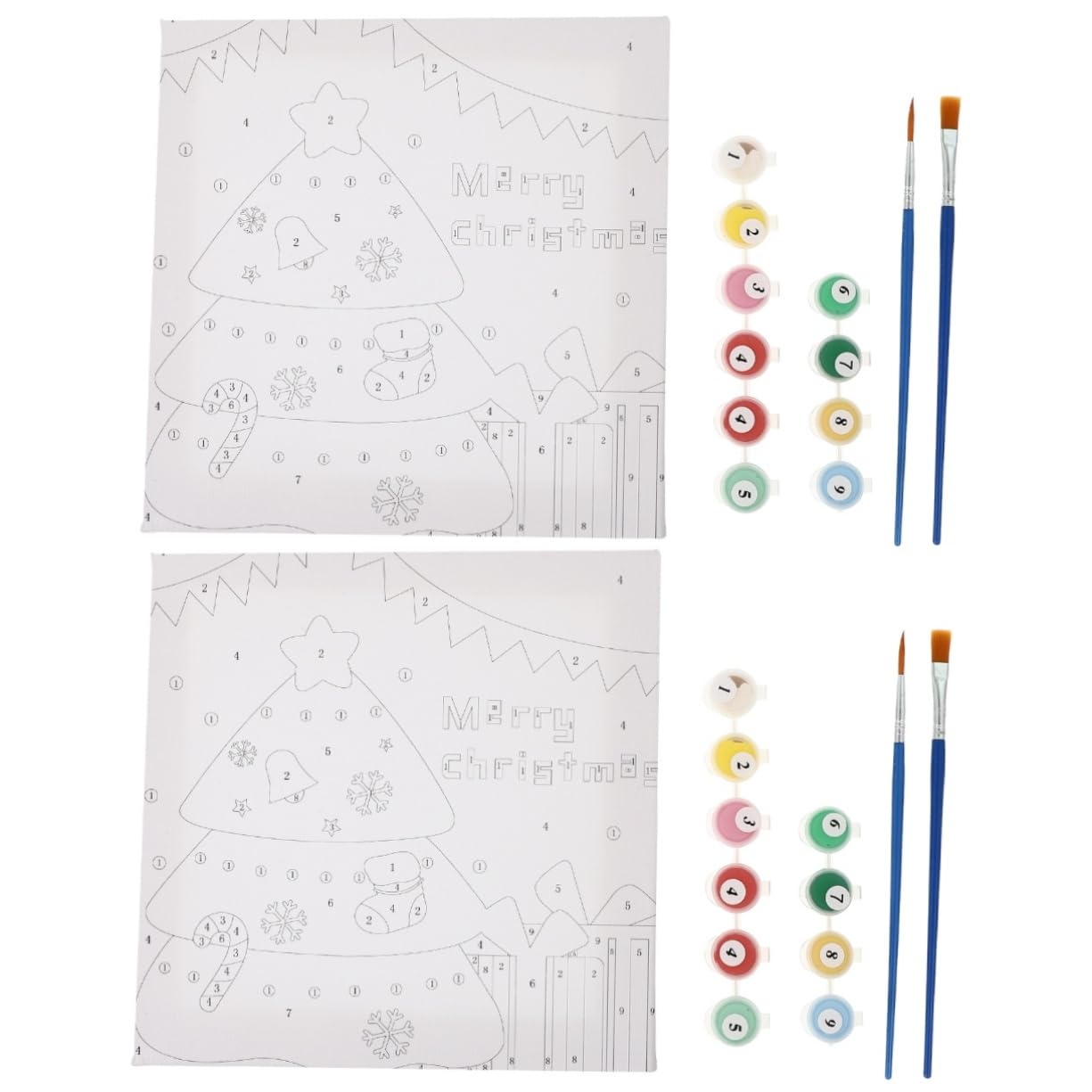 SAFIGLE 2 Cajas De Pintura Digital Kits De Números De Pintura Arte Infantil Pintura Óleo Para Niños Pintura Óleo Hecha A Mano Pintura Óleo Con Números Números De Pintura DIY Para