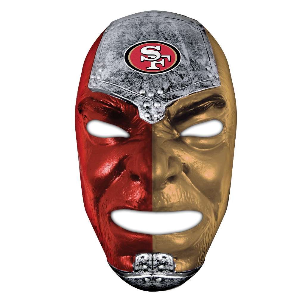 Franklin Sports Los Angeles Chargers Team Fan Face Mask - PVC Mask with Team Logos & Colors - NFL Official Licensed Product — view 2