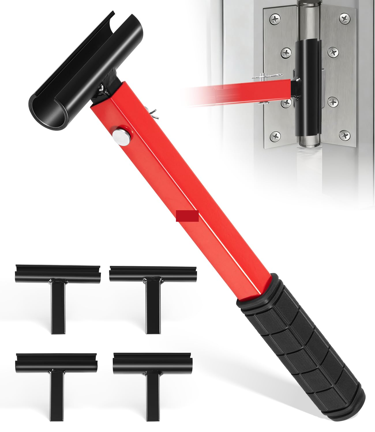 4-in-1 Door Hinge Adjustment Tool Kit | Hinge Gap Adjustment Wrench Set | Heavy Duty Steel | Rubber Grip | Fix Misaligned Doors & Cabinets | Residential & Commercial Use (14mm-25mm)