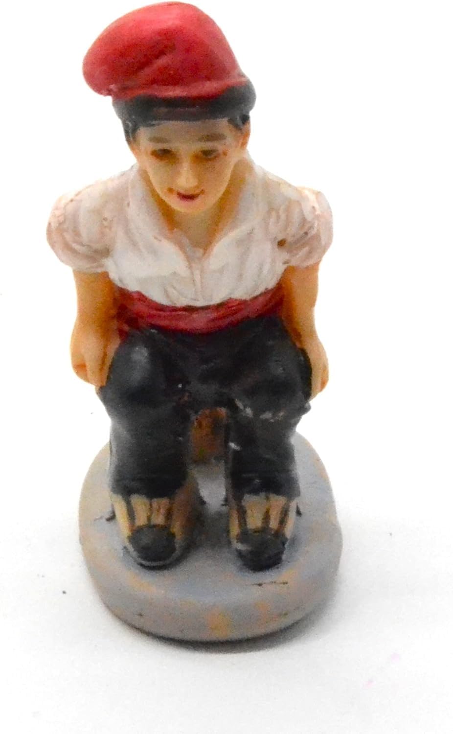 Genérico Pastor Figura del belén Oculto de 6.5cm. Encuentra la Figura navideña. el Hombre Que Hace Caca. estatuilla cagando. Conjunto de Escena de Natividad, Figuras, jesús. 3 Reyes. Modelos a Escala