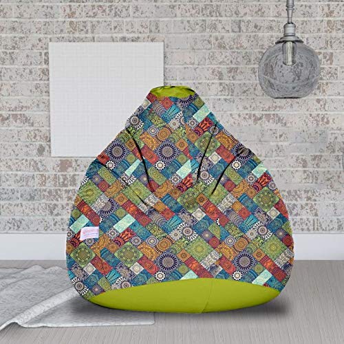 Orka Digital Printed Kids Bean Bag Cover Without Beans - Multicolor-image-33