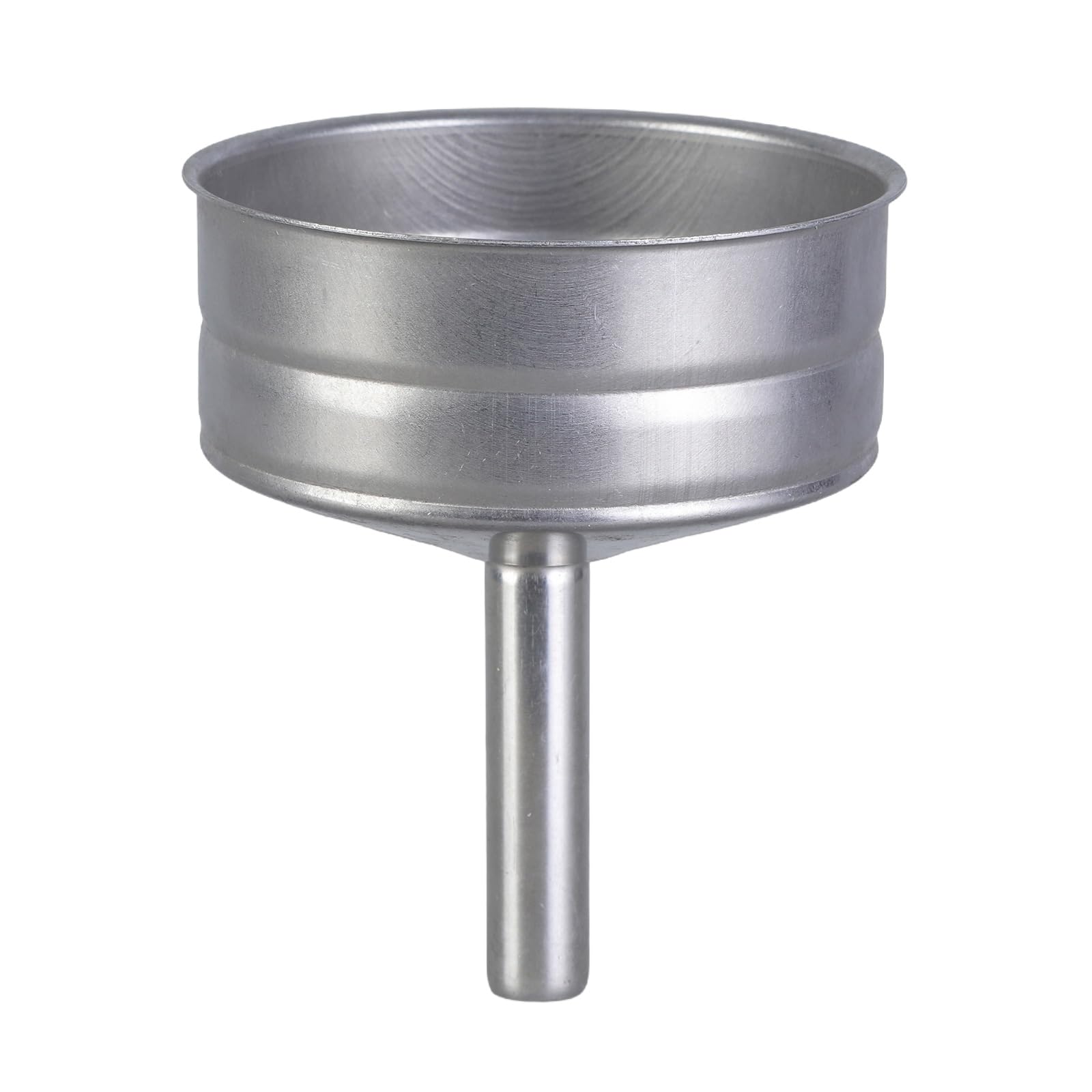 Royjj Silver Coffee Pots 6 Cup Capacity Coffee Funnel Efficient Coffee Brewing Funnel For 6 Cup Pots Stainless Steel Construction Stainless Steel Coffee Pot Coffee Powder Slot Funnel