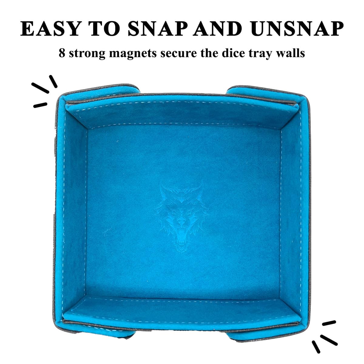 Norse Foundry Würfelablage Grau - Magnetische Rollmatte Für RPG & Brettspiele