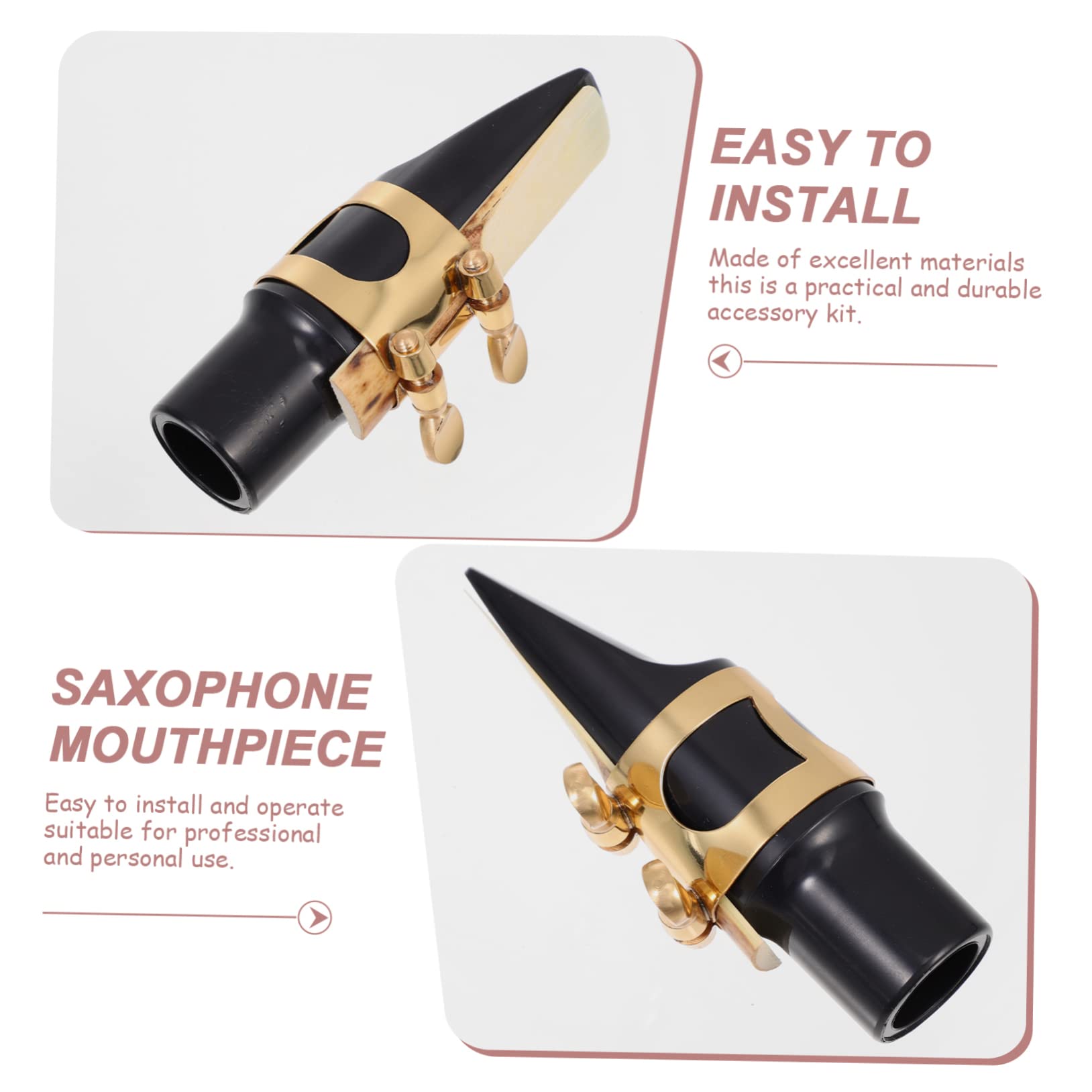 ibasenice 3sets Kit Completo Per Saxofono Cuscinetti Tappi e Accessori Per Musicisti e Studenti
