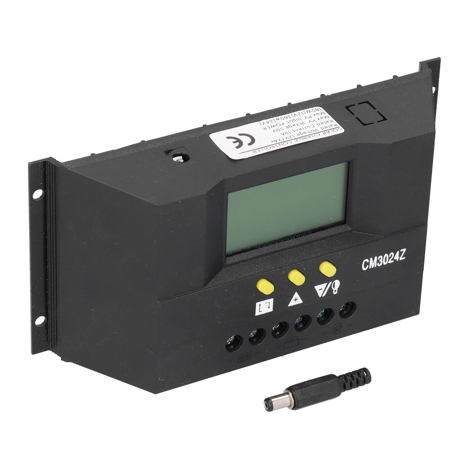 Contrôleur de charge solaire 12V 24V avec écran LCD et régulateur PWM 10A KUIDAMOS en ABS