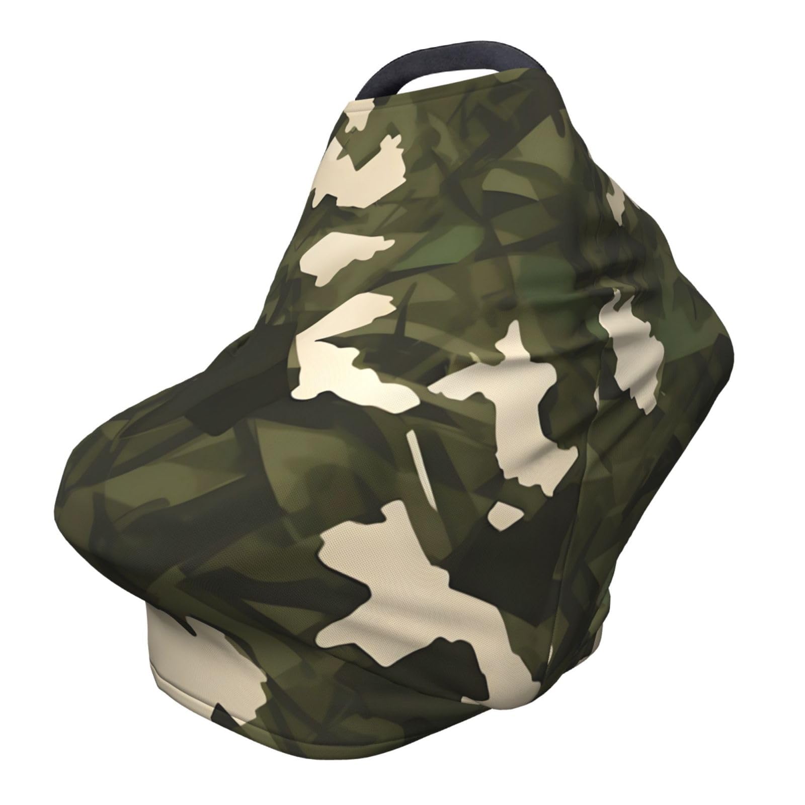 XZDHYZ Army camouflage Versatile full-print Stroller Chair Cover/Nursing Cover, specially designed for your baby, Black