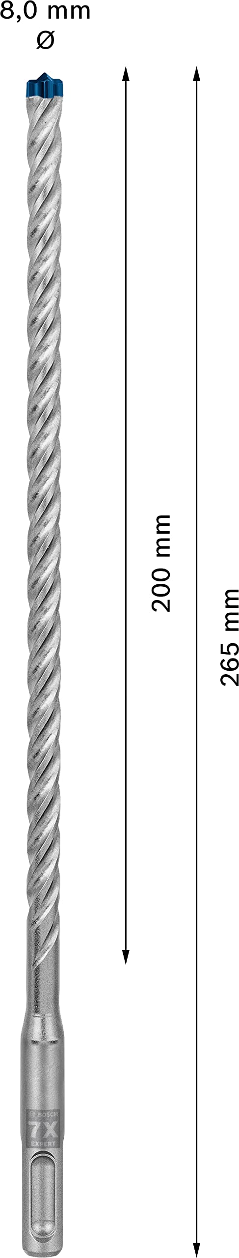 Bosch 30x Broca para martillo EXPERT SDS plus-7X