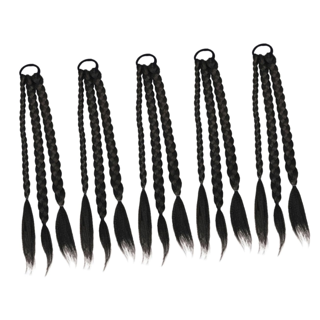 Extension queue de cheval tressée synthétique : solution volume capillaire confortable - 8