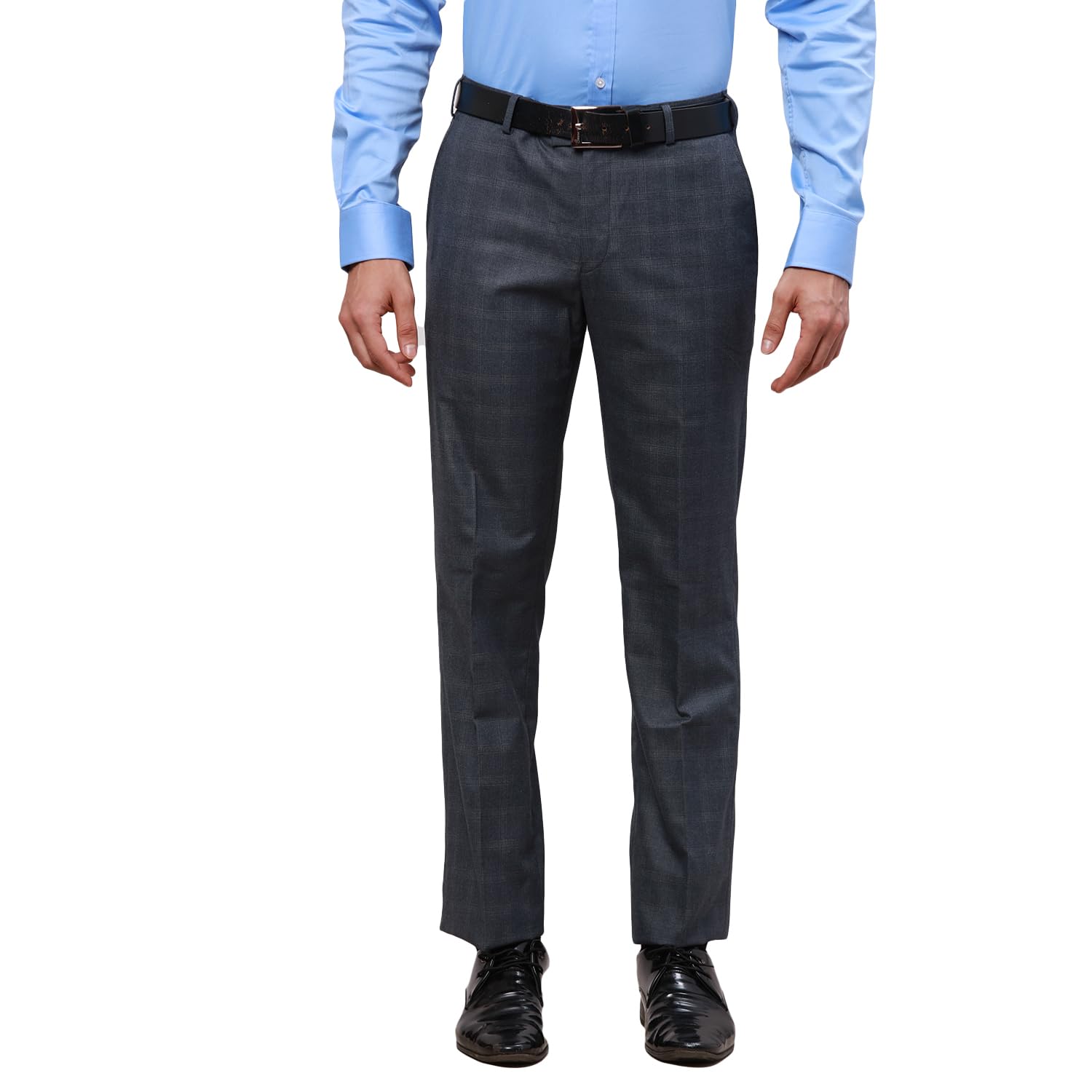 park avenue Men's Polyviscose Blend Solid Pattern Smart Fit Flat Front Formal Trouser-picture-35