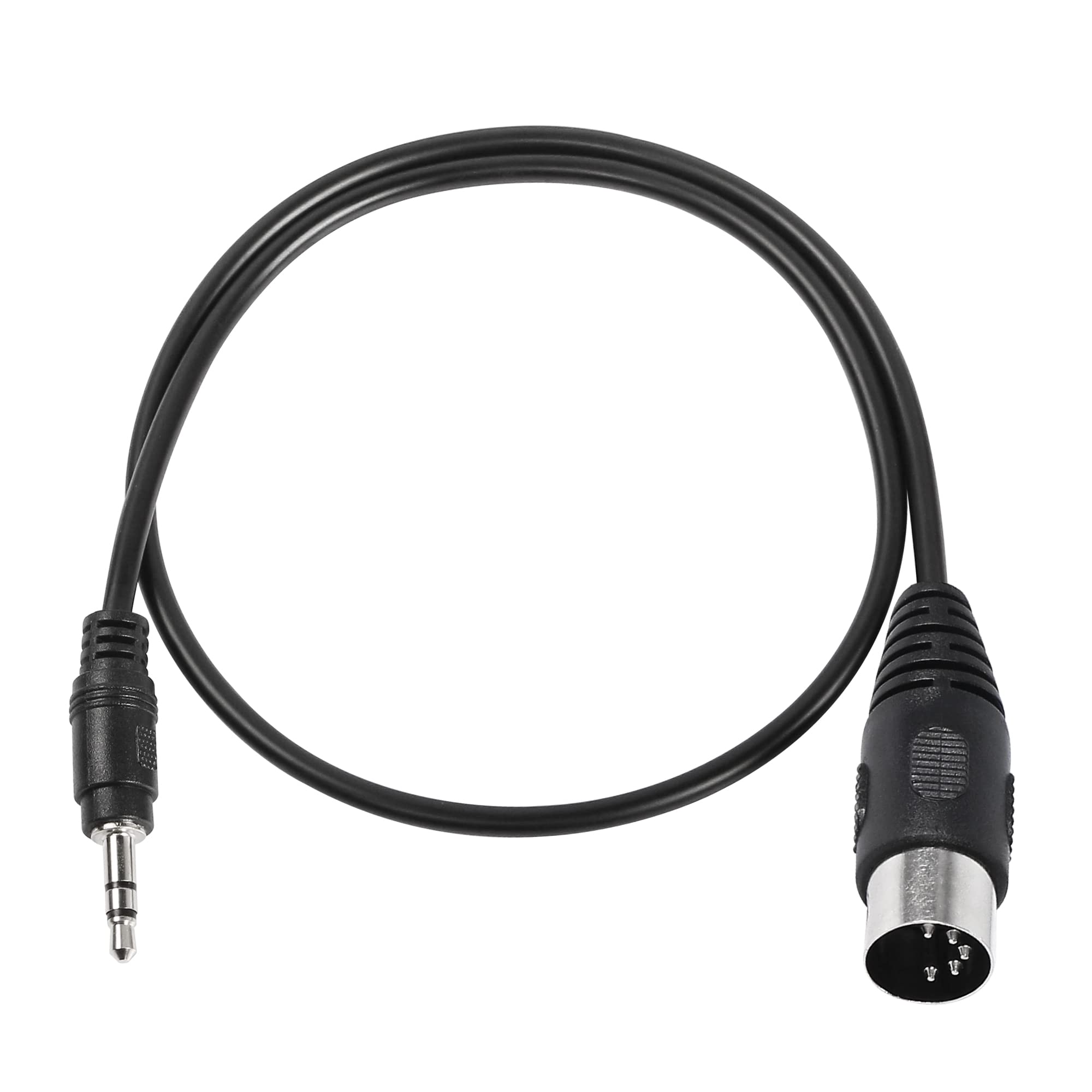 Yanmis - Cable MIDI 8 pines DIN macho a 3.5mm TRS Jack estéreo macho Cable convertidor para instrumentos musicales dispositivos de sonido (#1