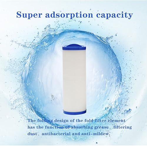 Miniatura 4 de Filtro de spa para piscina compatible con Unicel 4CH-949 Filbur FC-0172 SD-01143 Waterway 817-4050, Pleatco PWW50L Teleweir 50, Rising Dragon 50,