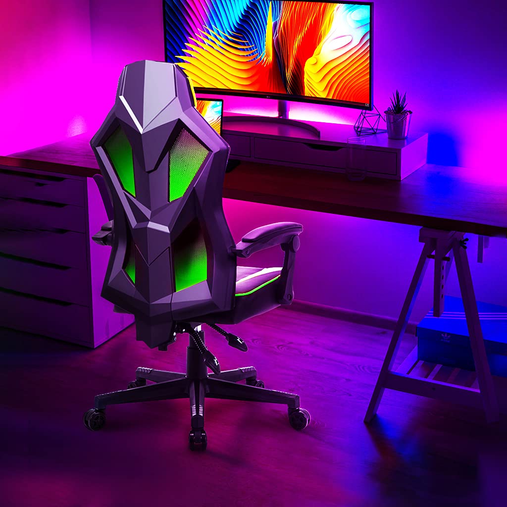 Buy UOMAX Gaming Chair ESports LED Light Computer Chairs with