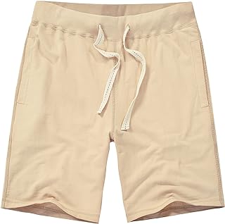 Men's Casual Classic Shorts Athletic Cotton Sweat Shorts with Drawstring