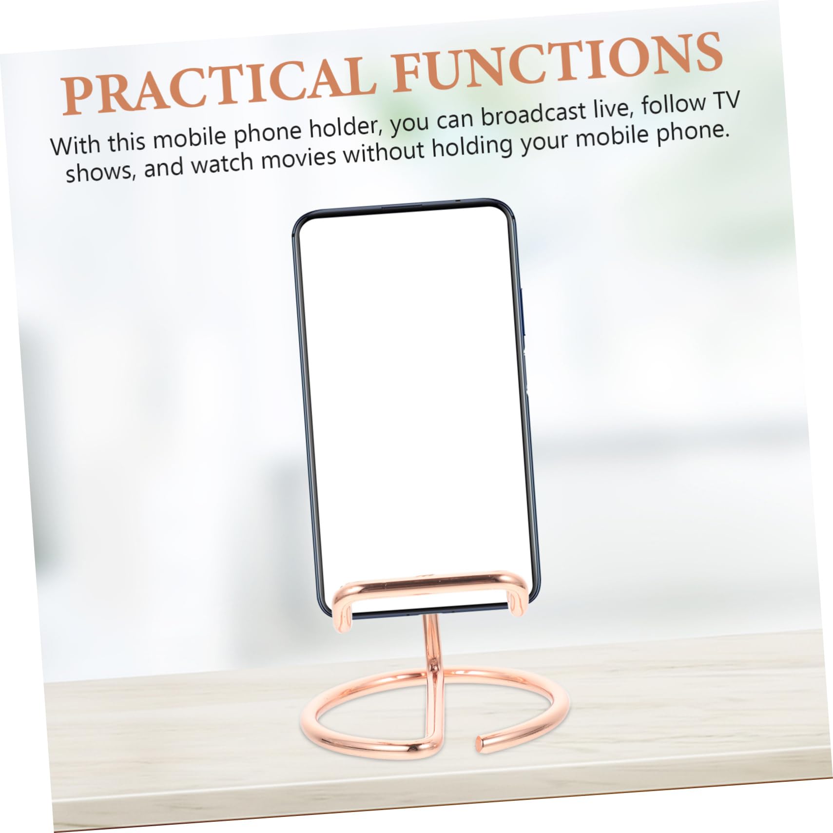 2Pezzi Smartphone Ferro Design Compatto per Casa per Videochiamate e Visione Video