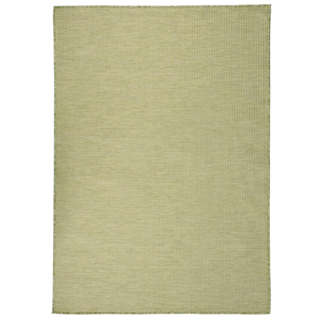 Tapis de balcon vert 140x200 cm pour aménager une terrasse chaleureuse