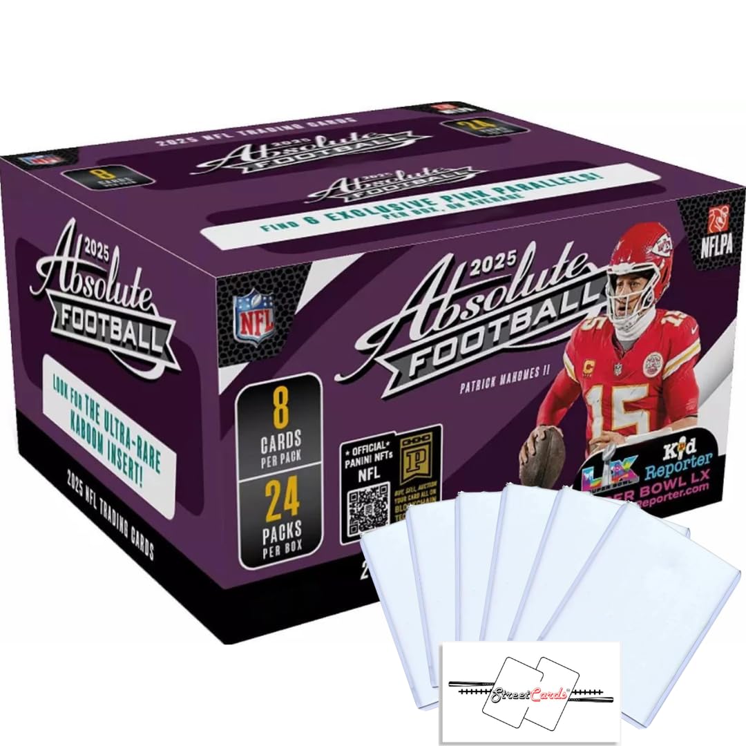 Massive 2025 Absolute NFL Retail Box: 192 Cards, 6 Toploaders & Kaboom Hunt!