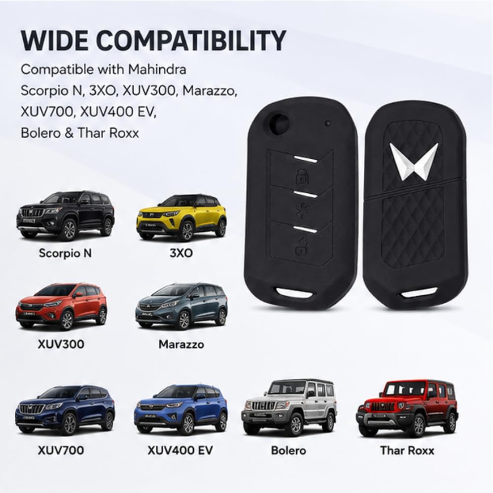 Mahindra Key Cover - Protect Your Flip Key -4 Mahindra Key Cover - Protect Your Flip Key -4
