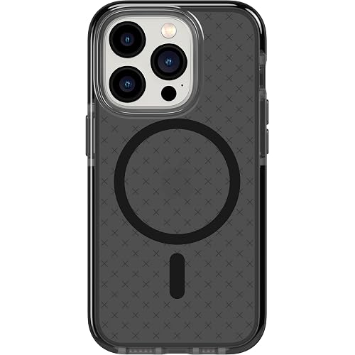 tech21 iPhone 14 Pro Evo Check Compatible with MagSafe® – Shock-Absorbing & Slim Protective Phone Case with 16ft FlexShock Multi-Drop Protection & Extra Buttons