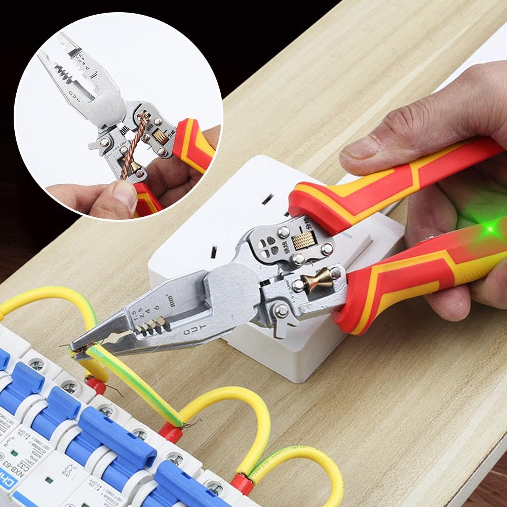 Multipurpose Wire Stripper & Crimper Tool – Cable Cutter & Pliers All-in-One 8 thumbnail image