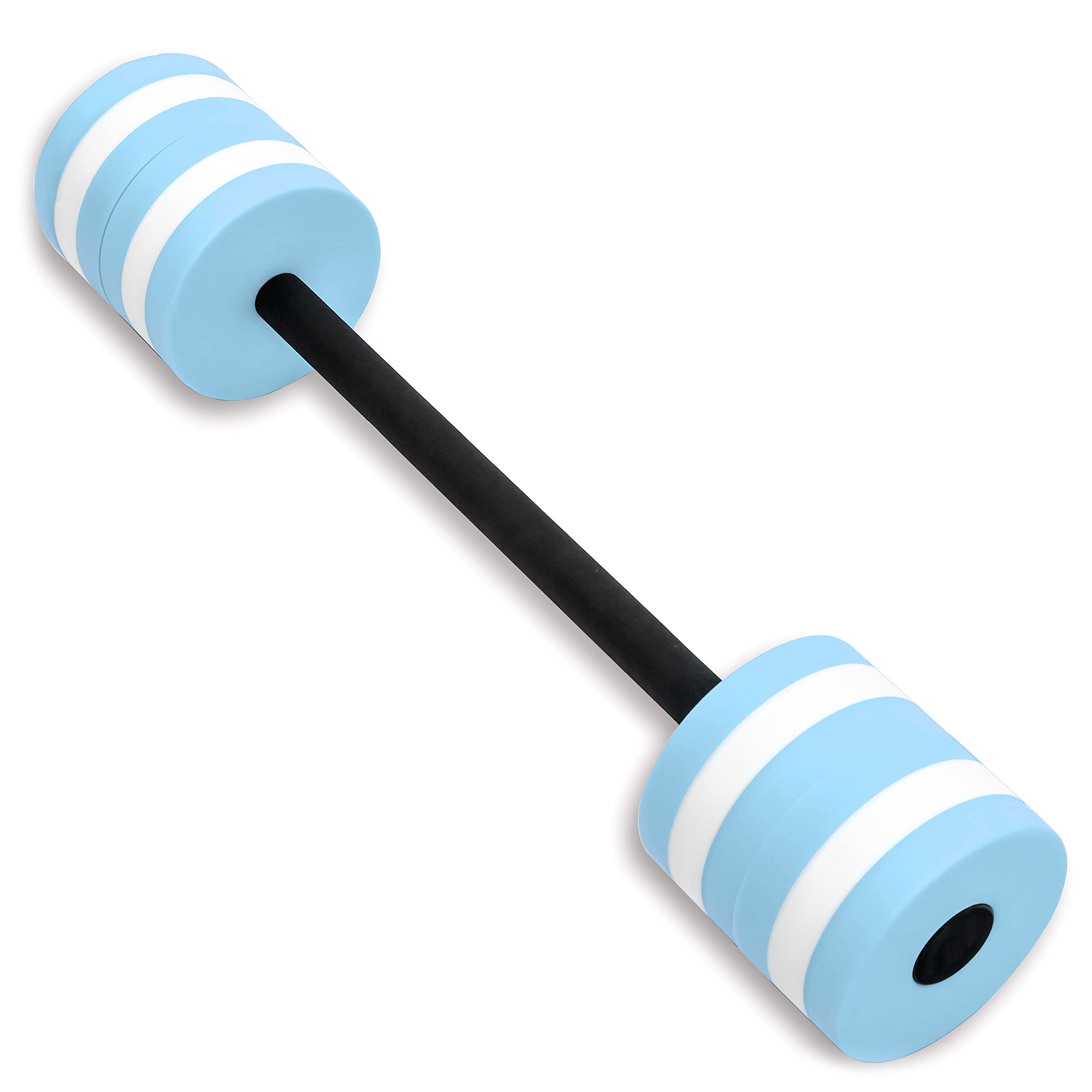 30" Aqua Fitness Swim Bar with Padded Grip by Trademark Innovations (Light Blue)