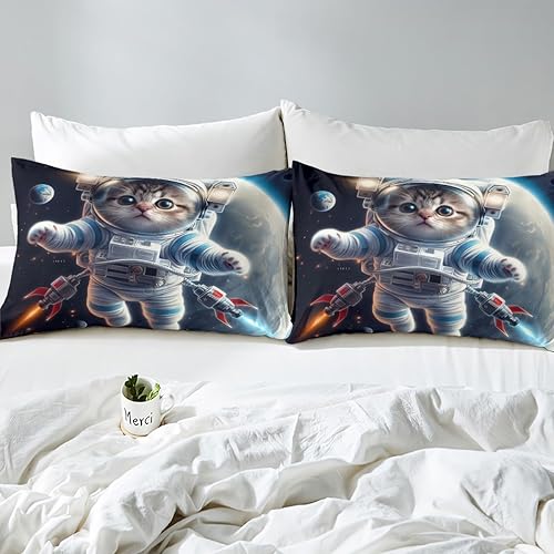 Vista 66 de Erosebridal Funda de edredón de zorro kawaii, juego de ropa de cama de zorro de dibujos animados, funda de edredón con 2 fundas de almohada para Fox