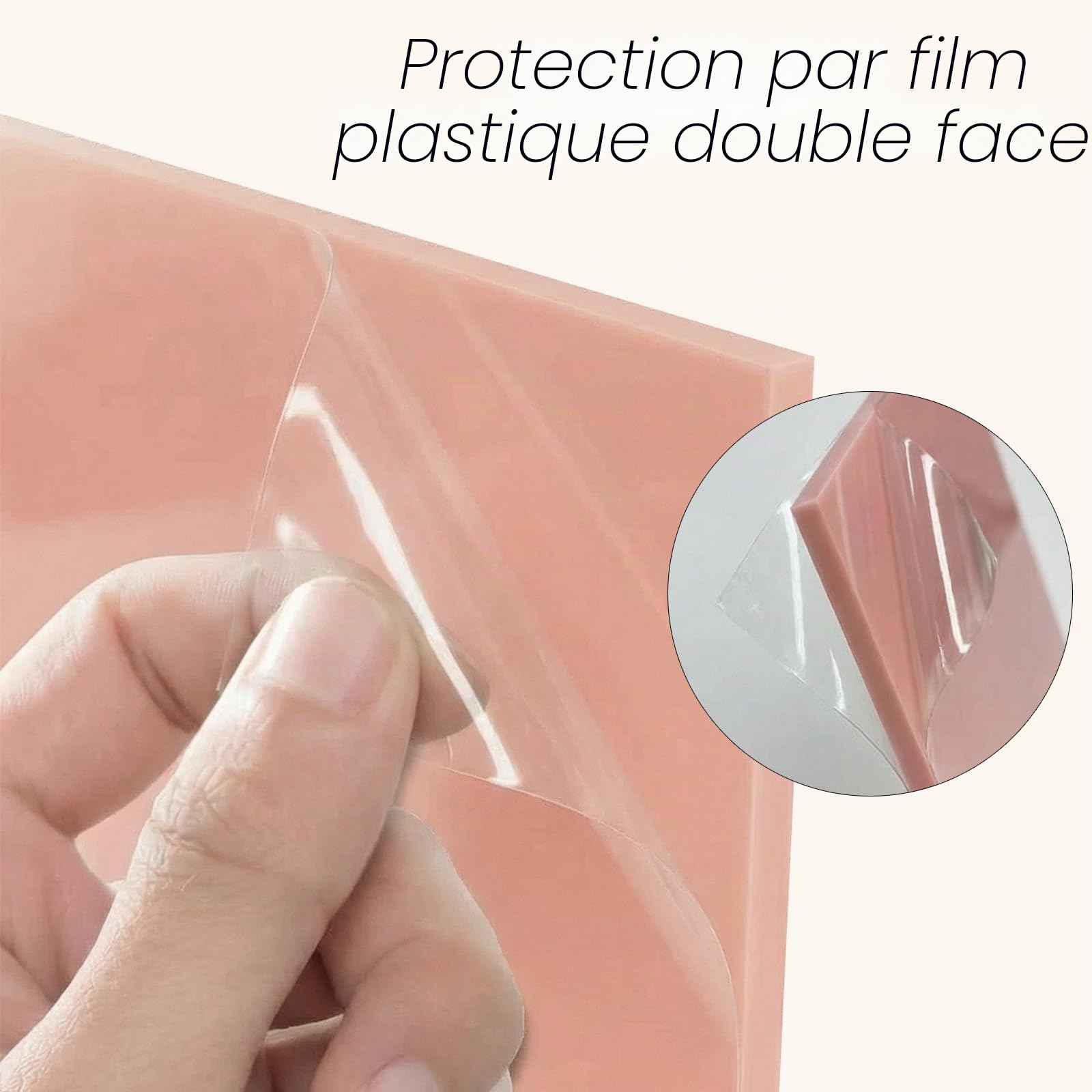 Lot de 10 plaques en plastique acrylique de 3 mm - Plaques de découpe laser colorées - Avec film de protection - Pour travaux manuels, bricolage, artisanat, cadre photo - 20 x 20 cm